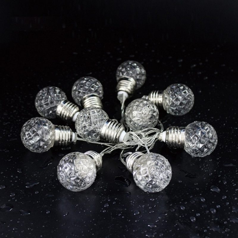 Guirlande Solaire "10/20 Boules Led Transparentes" – Image 5