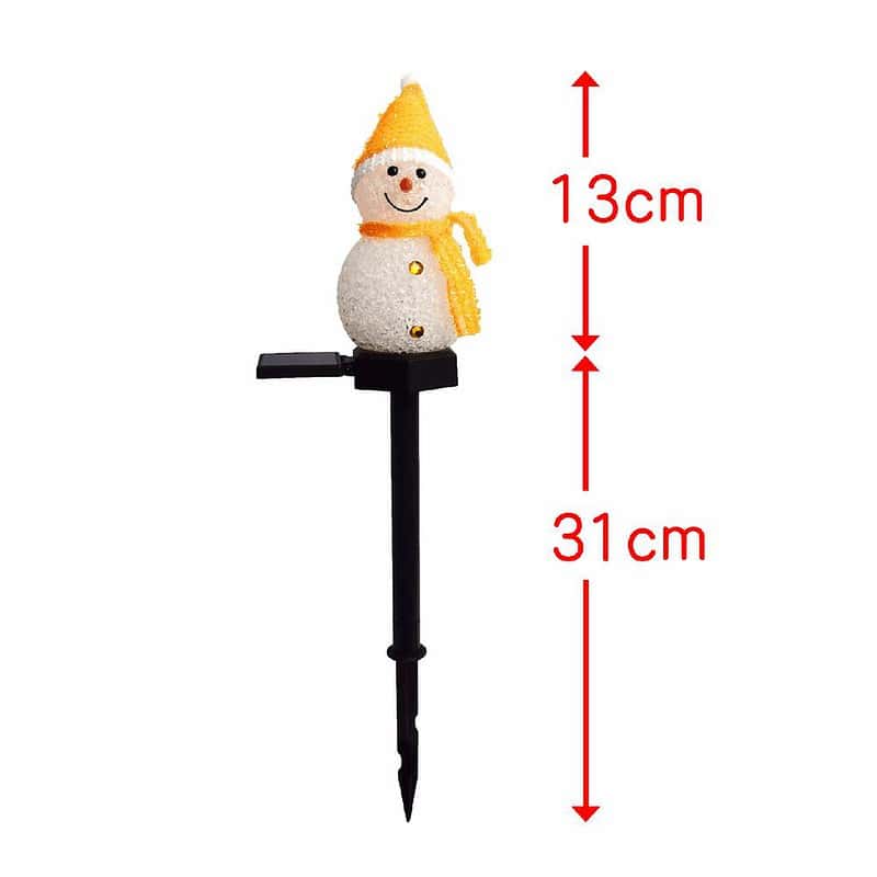 Decoration Solaire "Bonhomme De Neige Lumineux" – Image 8
