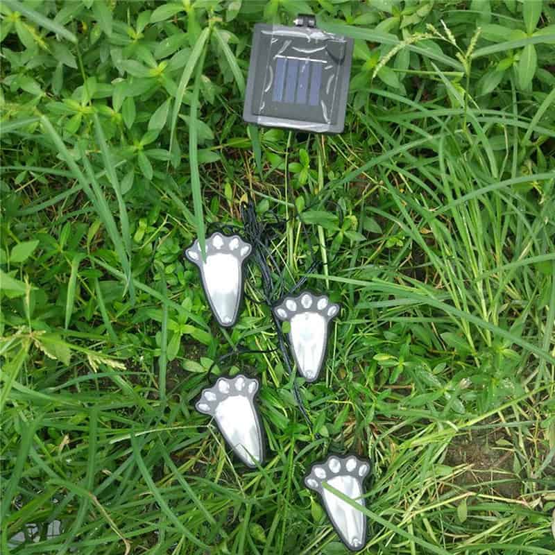 Decoration Solaire "Empreintes D'Animaux Pattes D'Ours/Yéti" – Image 7