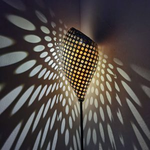 Lampe Solaire Piquet "Lumineuse Métal Vintage"