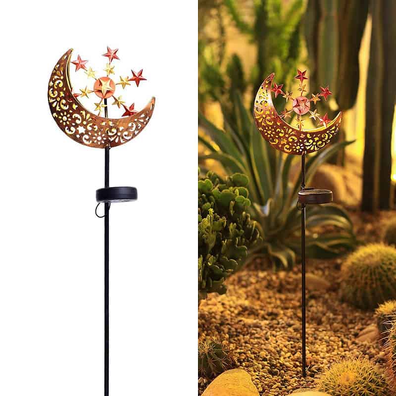 Lampe Solaire Piquet "Moulin À Vent Lune Étoilé" – Image 2