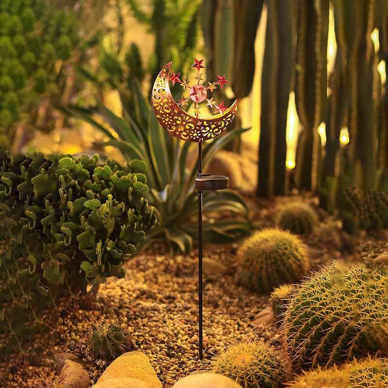 Lampe Solaire Piquet "Moulin À Vent Lune Étoilé" – Image 5