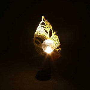Lampe Solaire Piquet "Feuille Métallique"