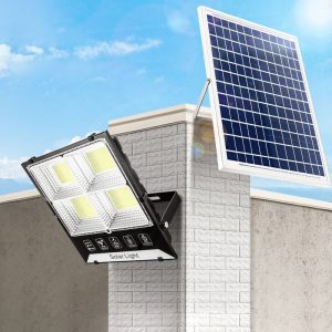 Projecteur Solaire Super Led À Quatre Cotés 300 Watts (Télécommande)