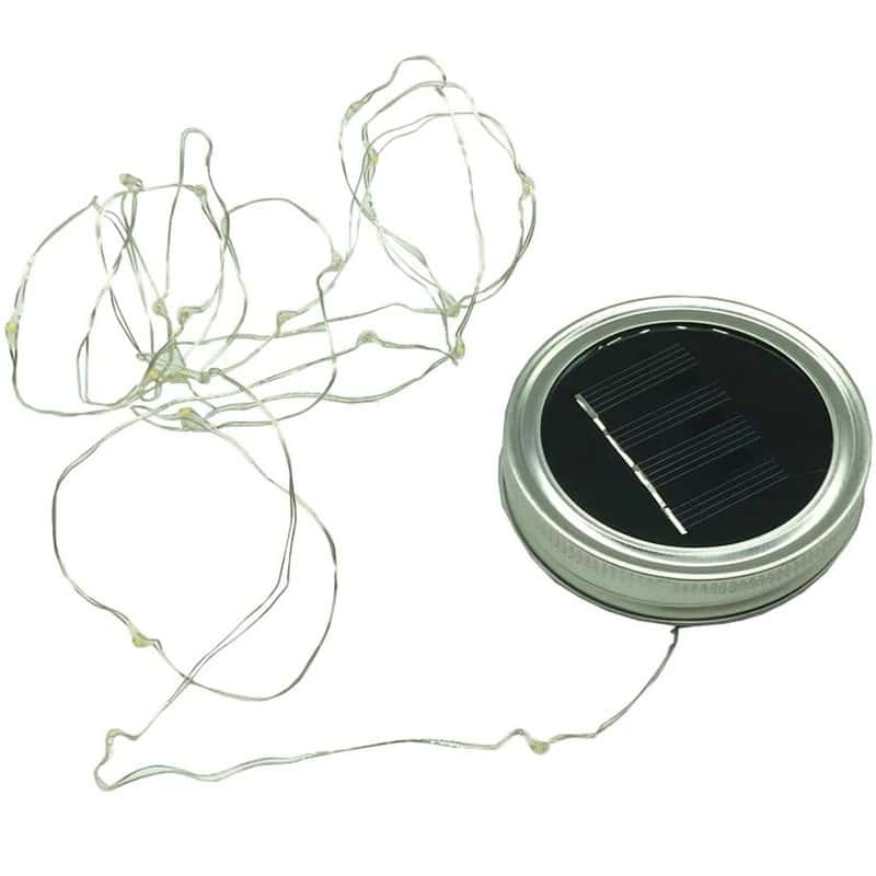 Bocal Lumineux Solaire 10 Couvercle Led Multicolore – Image 7