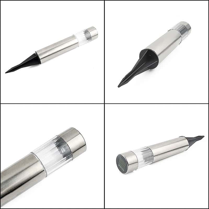 Balise Solaire Extérieure "Piquet Argenté Inox" – Image 8