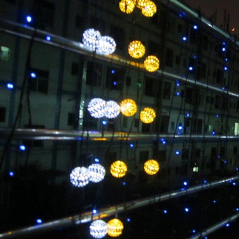 Guirlande Solaire Marocaine Lumineuse En Argenté – Image 6