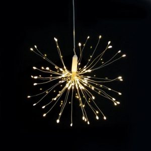 Guirlande Solaire Feu D'Artifice Jaune