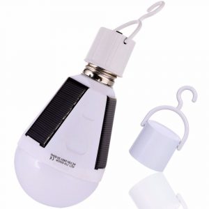Ampoule Solaire À Suspendre "Triple Panneau"