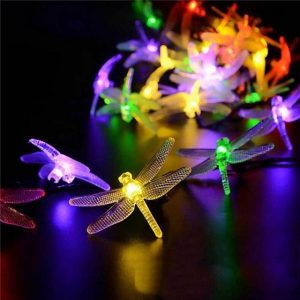 Guirlande Solaire Multicolore "Vol De Libellule"