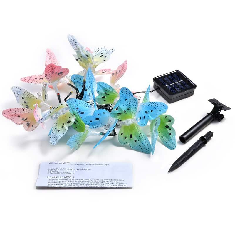 Guirlande Solaire "Papillon Multi-Colore" – Image 6