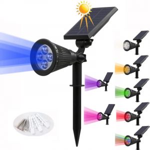Piquet Solaire Jardin "Spot Lumineux Multicolore"