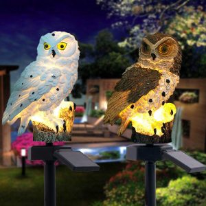 Animaux Solaire "La Chouette Nocturne"