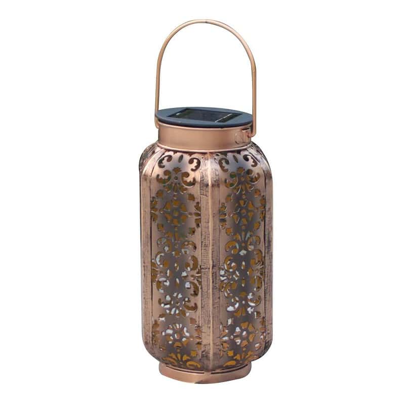 Lanterne Solaire Marocaine "Cuivre Vieilli" – Image 5