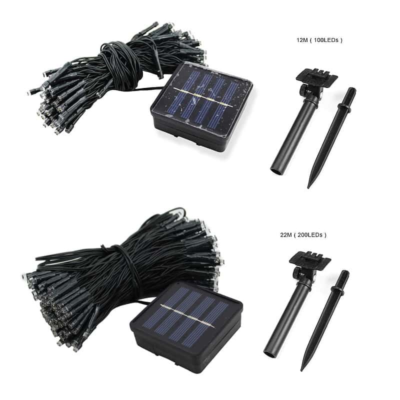 Guirlande Solaire "Lumière De Fée" (200 Led) – Image 10