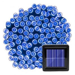 Guirlande Solaire Lumière De Fée Bleue