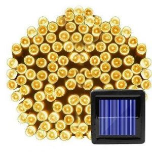 Guirlande Solaire Lumière De Fée Jaune
