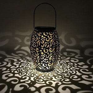 Lanterne Solaire Marocaine "Rubis De Nuage"